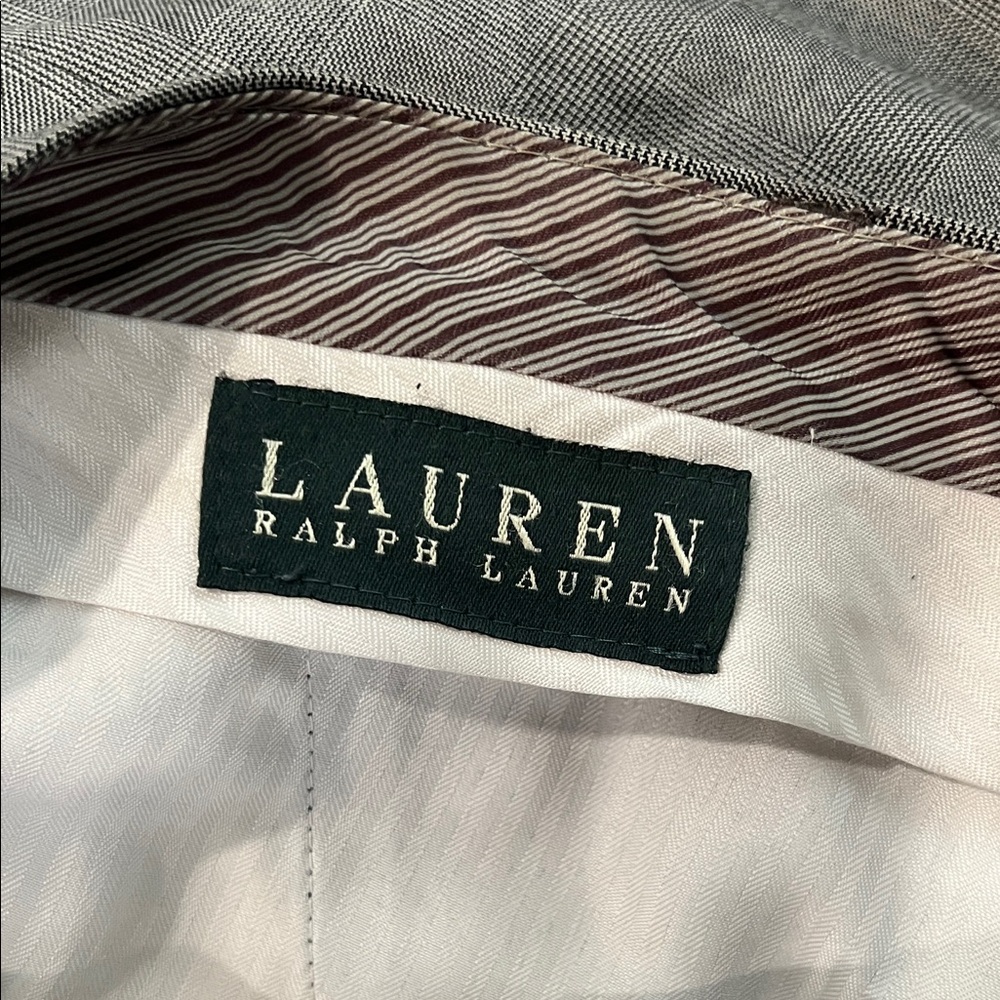 Men’s Ralph Lauren Classic Fit Dress Pants Gray Size 42x32 - Picture 2 of 2